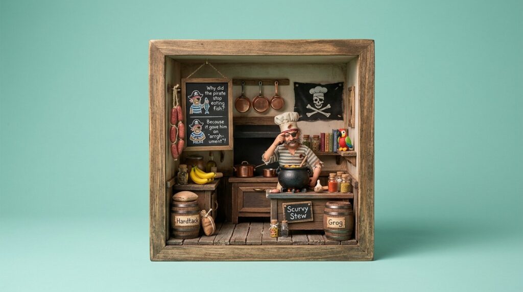 Pirate Jokes About Food & Cooking on the Ship 🍳