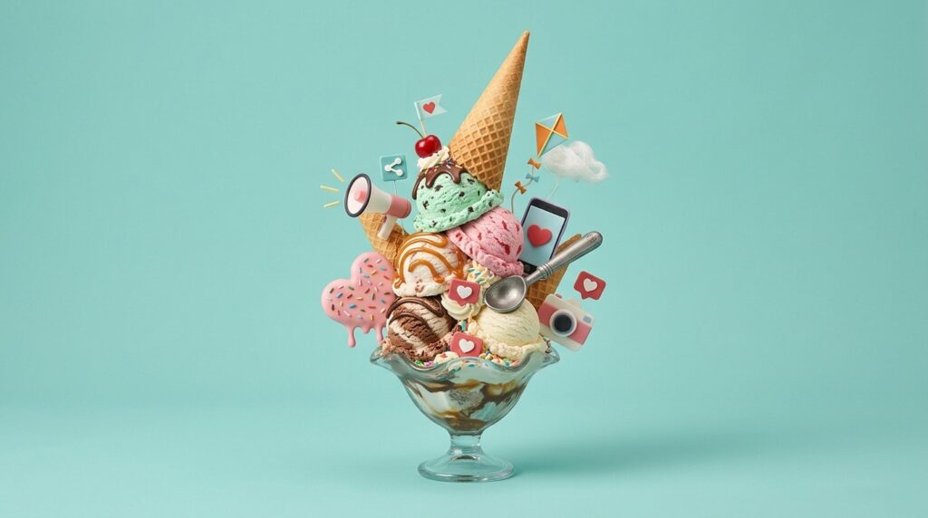 Ice Cream Puns For Social Media 🌐