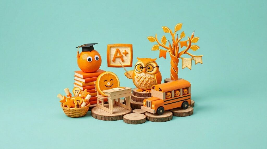 Orange Puns for Teachers & Students — Back to School Energy