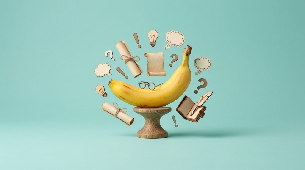 Clever Banana Instagram Captions 🧠✨