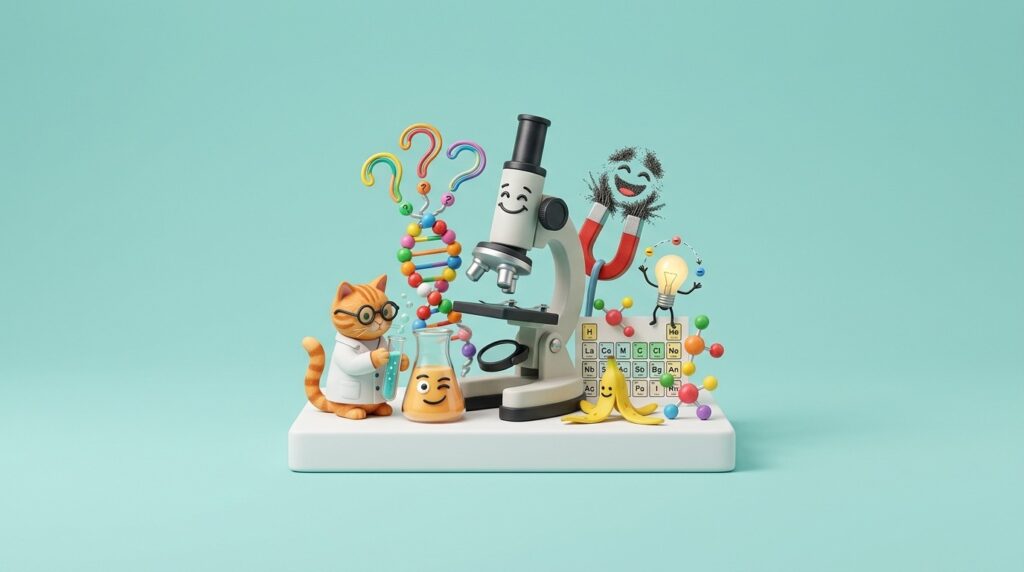 Short Funny Science Puns 🔬