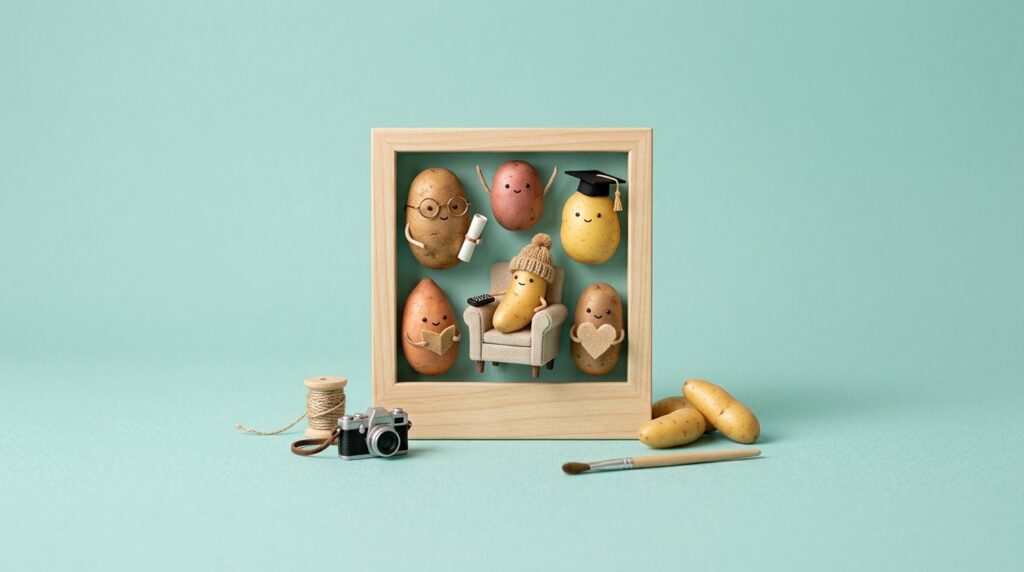 📸 Instagram Captions with Potato Wordplay