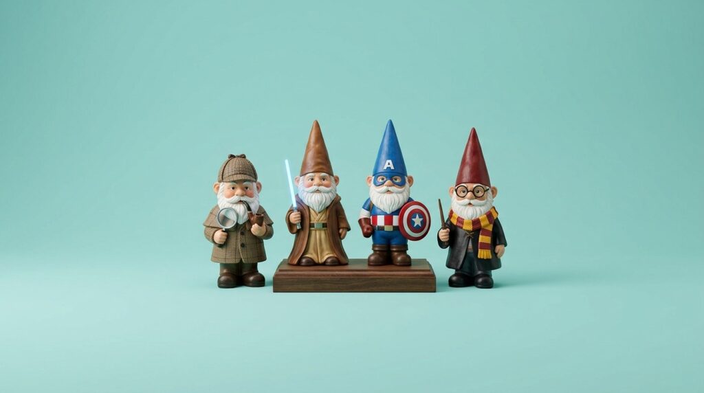 Gnome Puns Inspired by Pop Culture 🎬