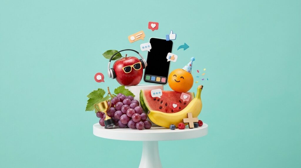 🌍 Social Media Fruit Puns